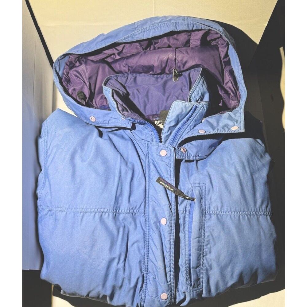 Vintage 1990s Blue Women’s Patagonia Ski Jacket Size Small With Removable Hood